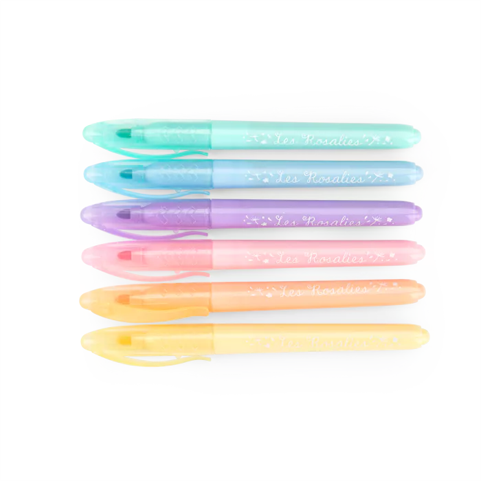 6 feutres pastels - Les rosalies