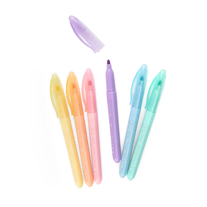 6 feutres pastels - Les rosalies