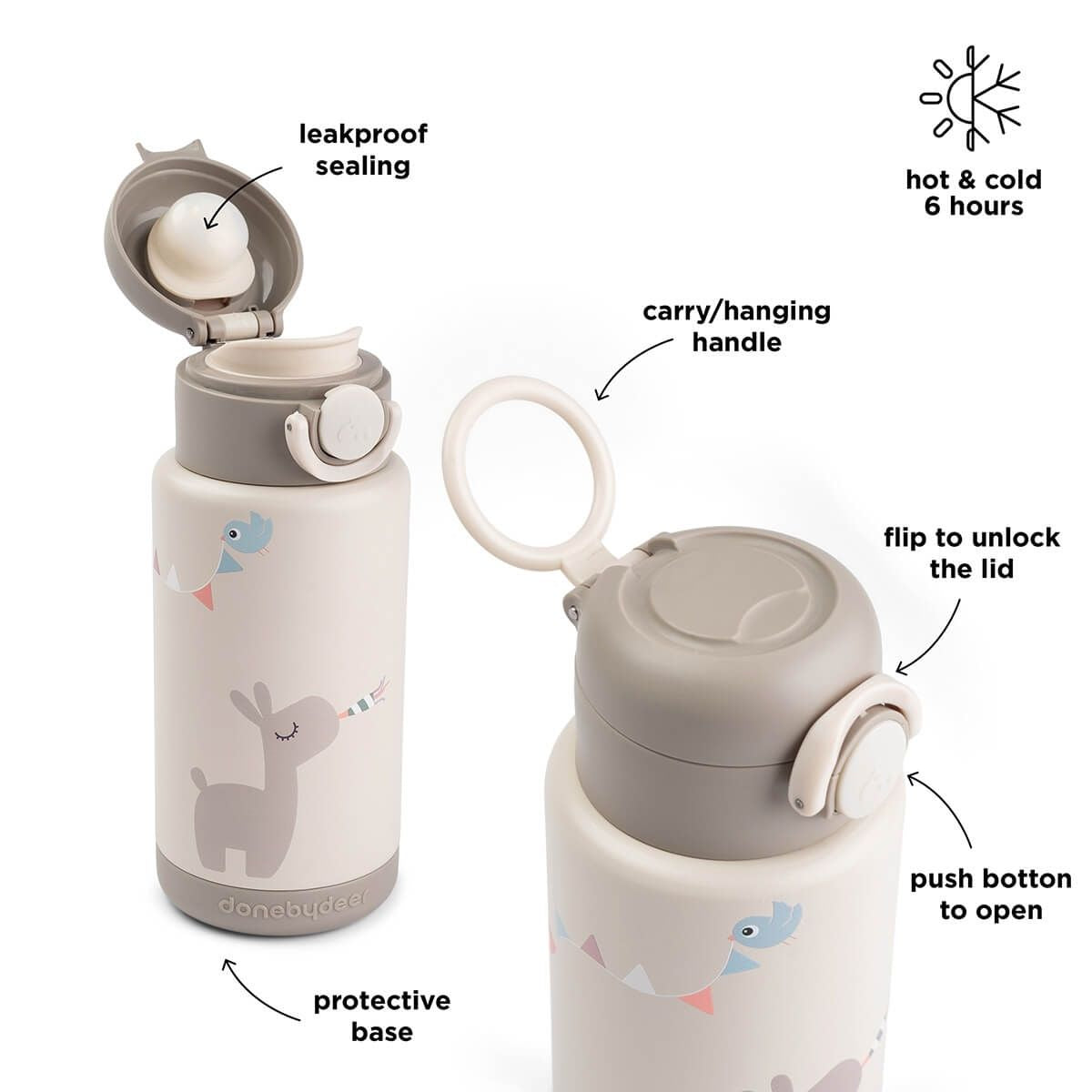 Bouteille thermos - 340ml - Célébration - Sable