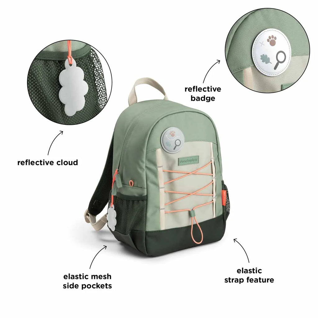 Sac à dos juniors - Tiny trails - Green - 13 L - DONE BY DEER