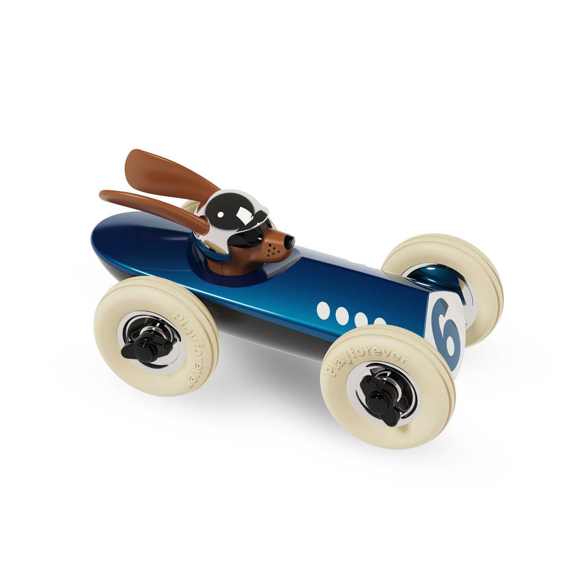 Playforever - Voiture Rufus - Bertie - Bleu - L.21cm