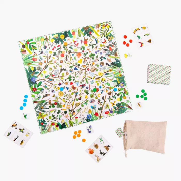 Jeu d'observation et de rapidité - Les trésors du jardin