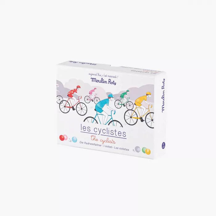 Jeu de 6 cyclistes avec billes