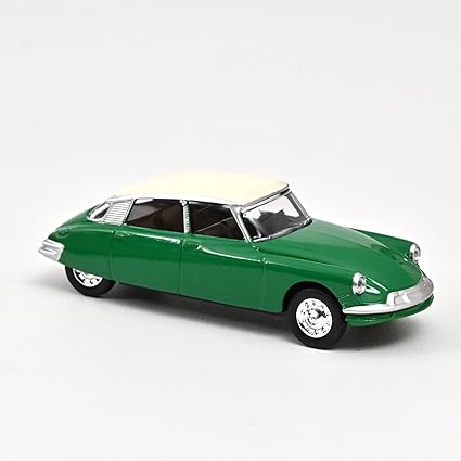 Citroën DS 19 1958 Vert et toit Blanc 1/58 - NOREV