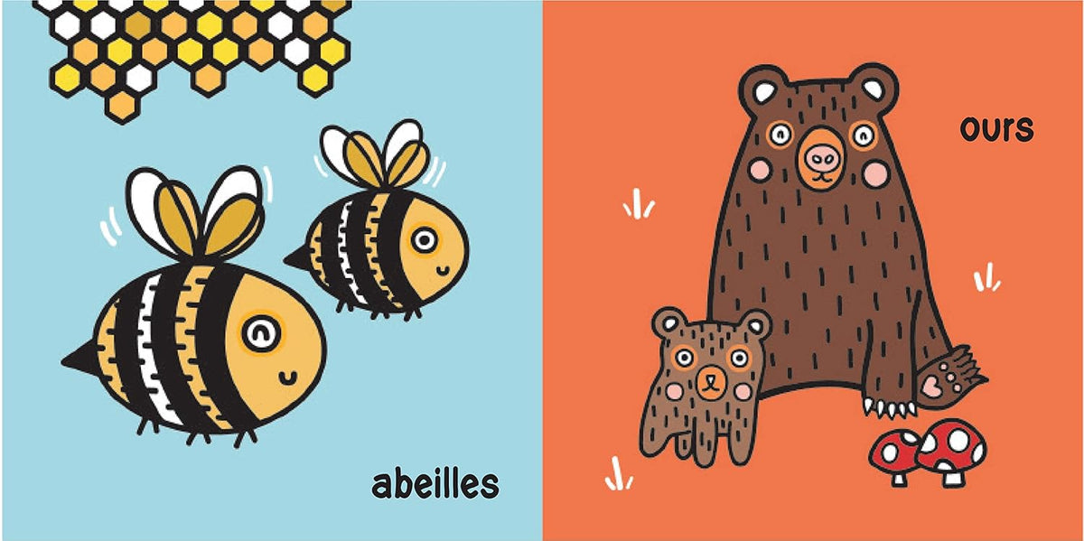 Les animaux de la forêt dans mon bain