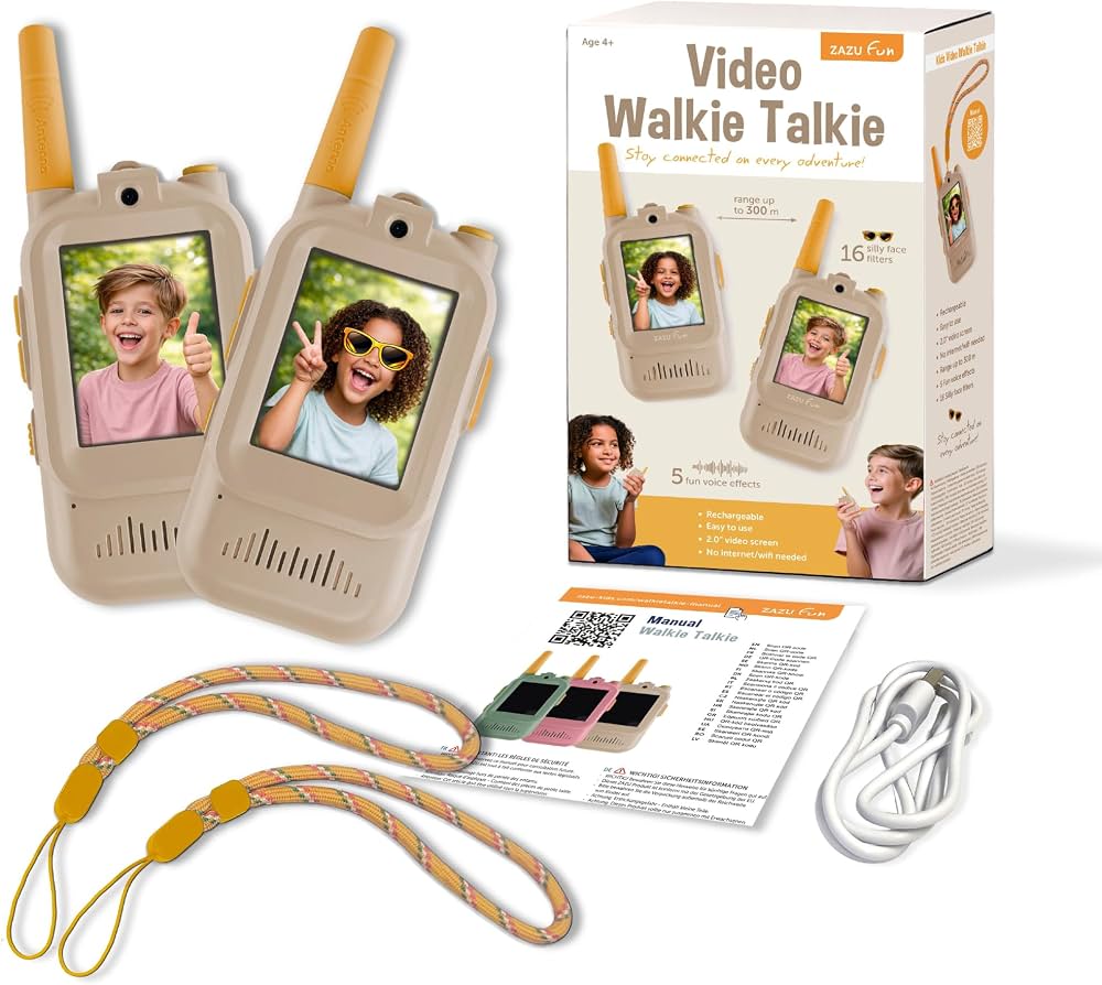 Talkie-walkie vidéo avec effets et filtres Beige