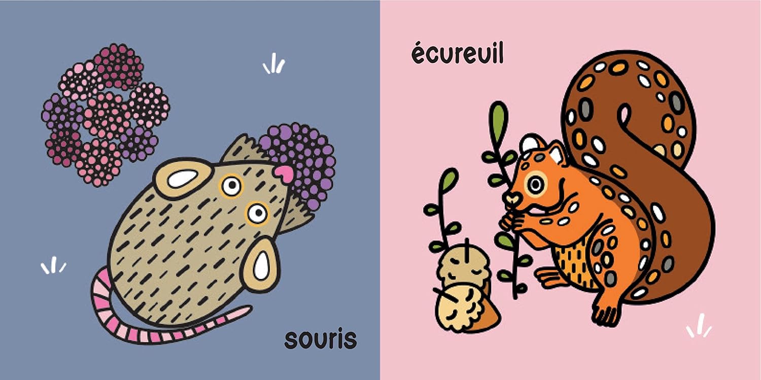 Les animaux de la forêt dans mon bain