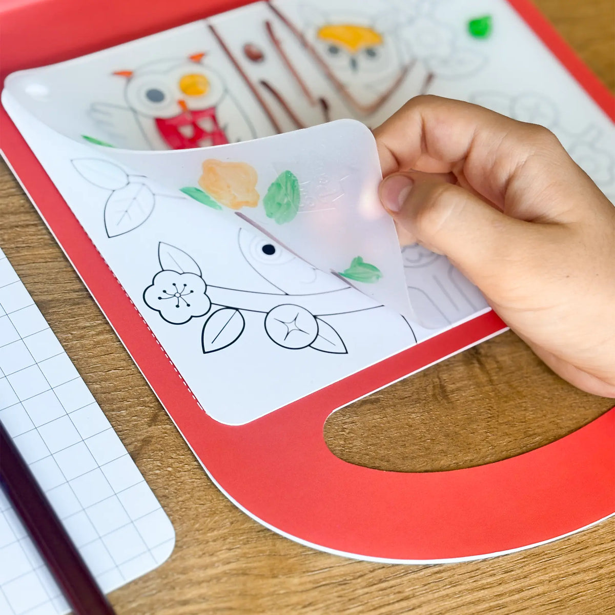 DRAWING KIT FORÊT ENCHANTEE Mallette créative réutilisable