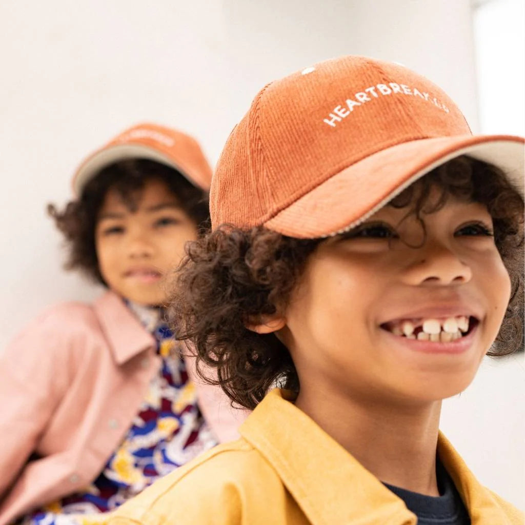 CASQUETTE VELOURS - HEARTBREAKER - CARAMEL