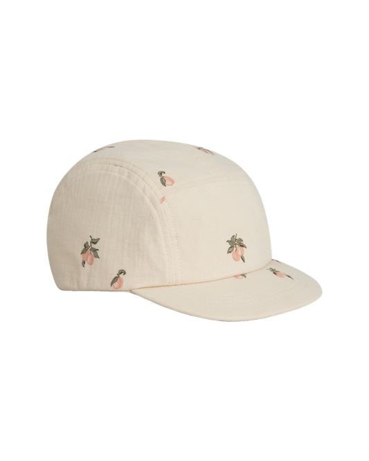 Casquette en mousseline - peaches