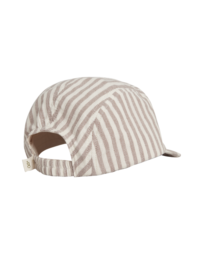 Casquette en mousseline Stripe