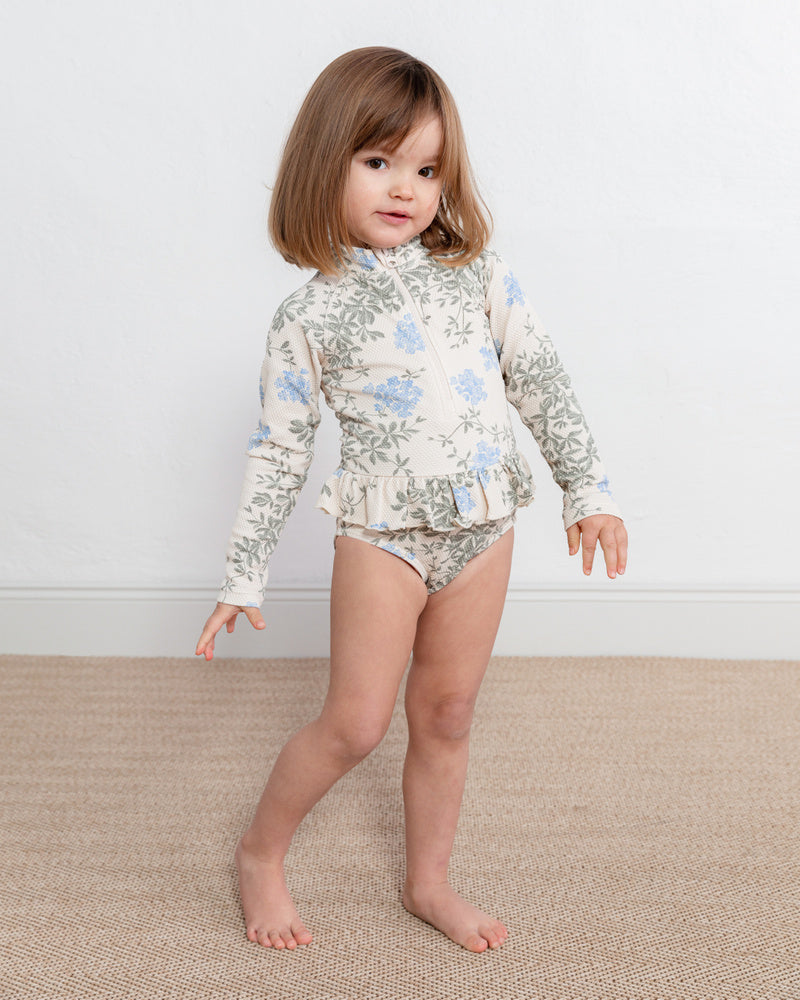 Maillot de bain manche longue Plumbago