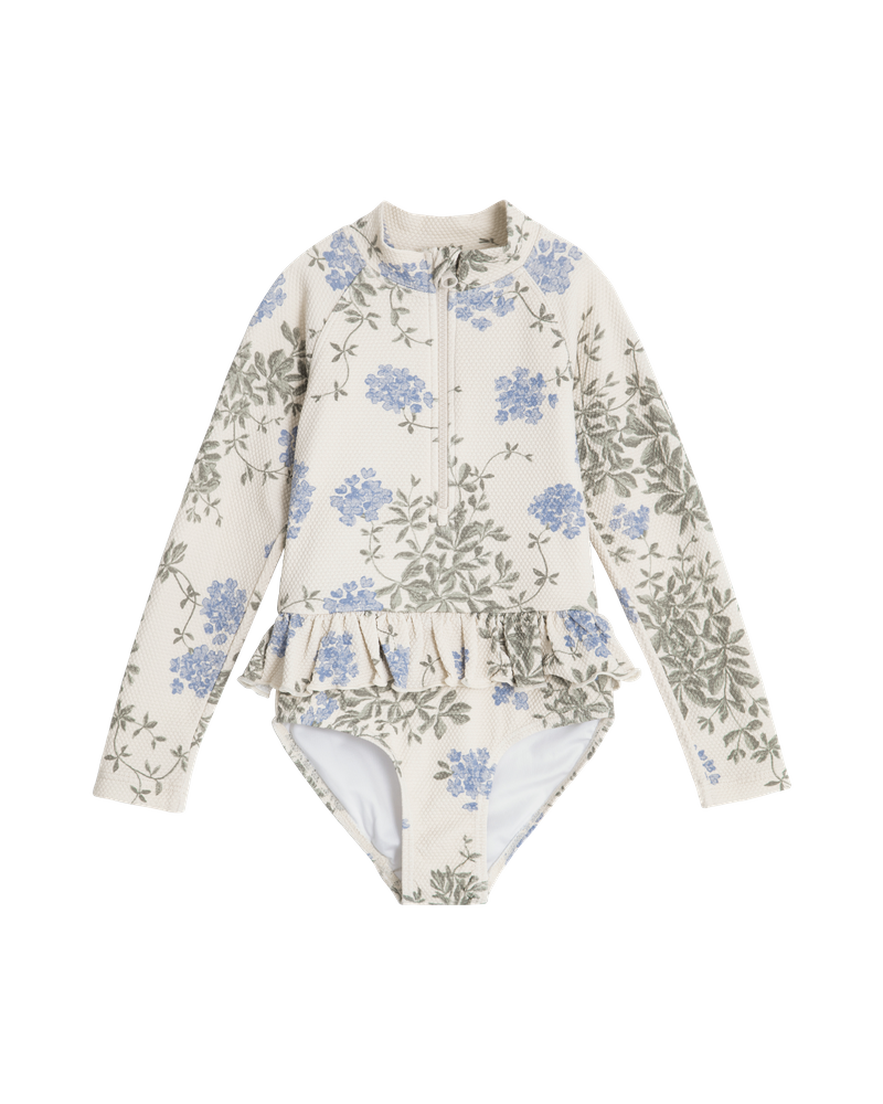 Maillot de bain manche longue Plumbago