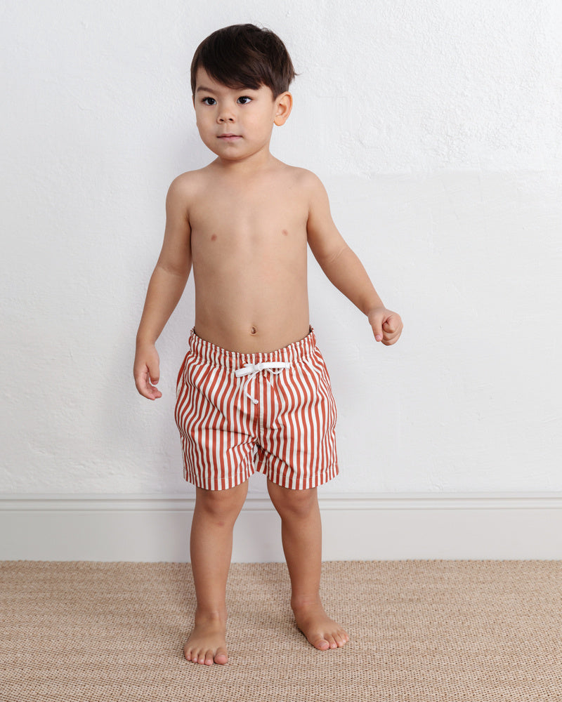 Short de bain Stripe Rust