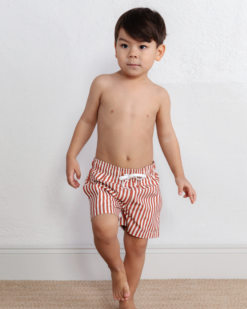 Short de bain Stripe Rust