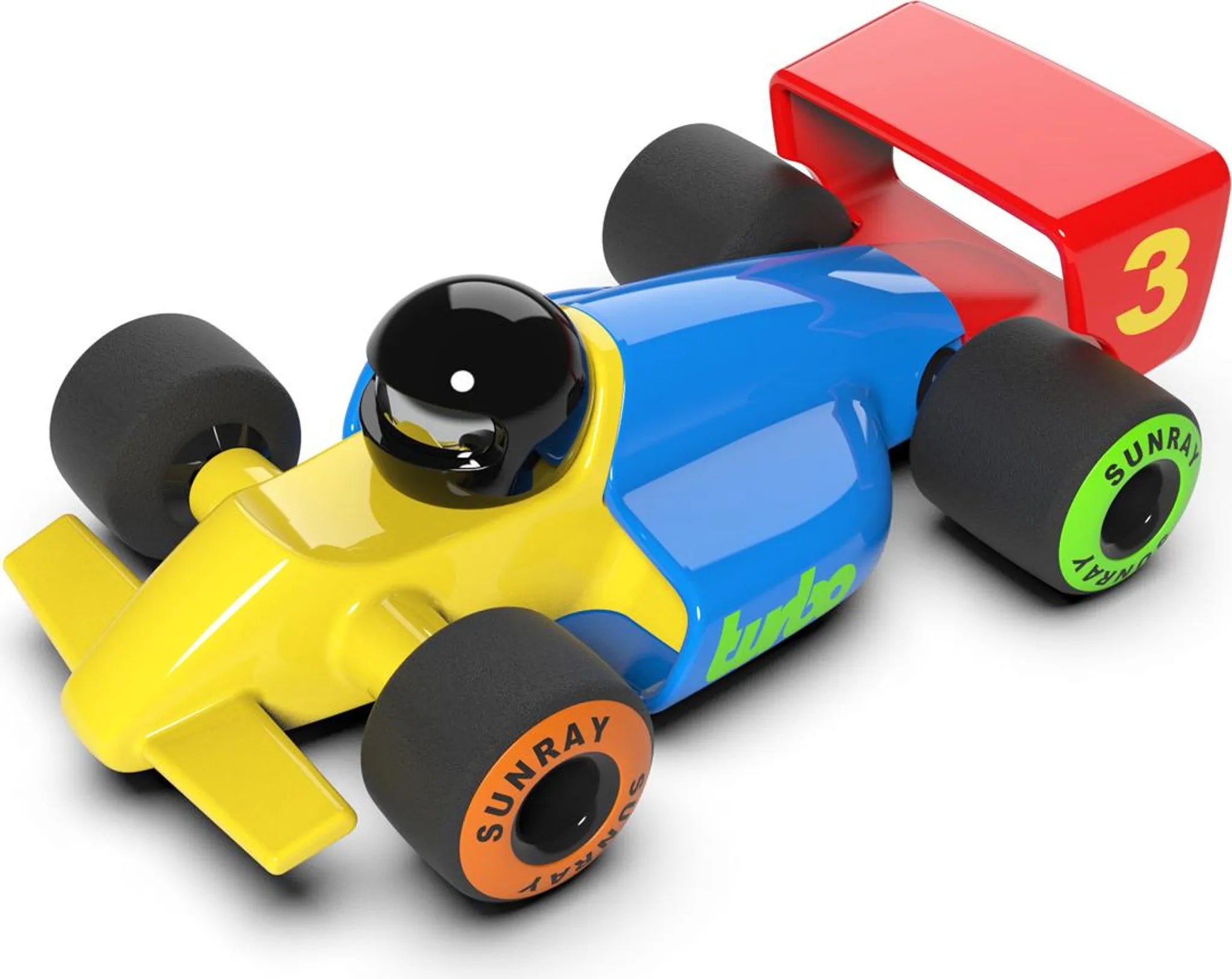 Playforever - Voiture Verve Turbo Miami - Multicolore - L.15cm