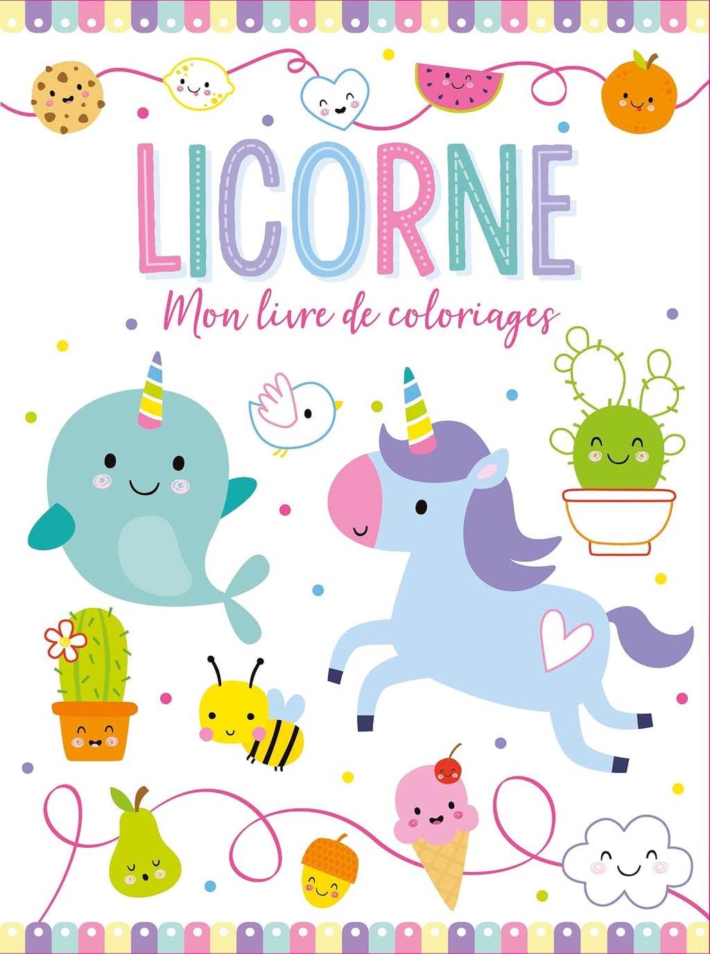 SQUISHY A COLORIER - LICORNES