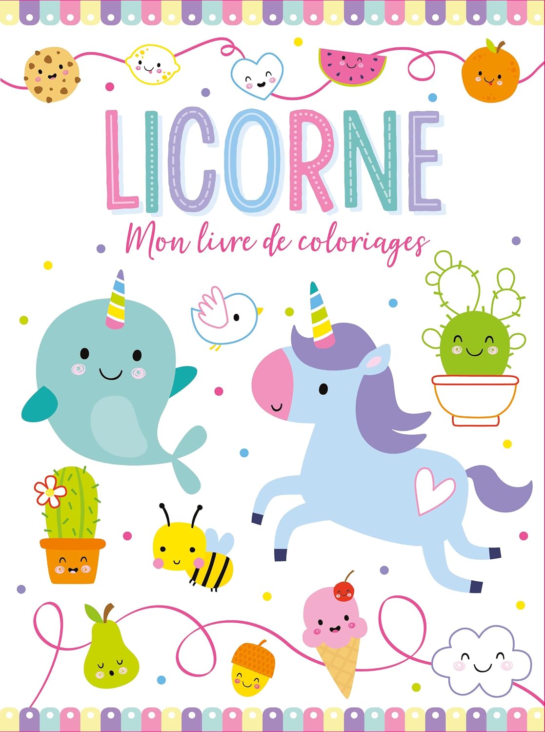 SQUISHY A COLORIER - LICORNES
