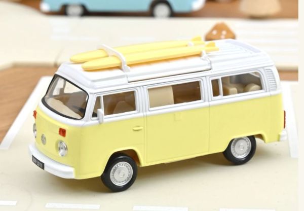 VW Combi T2b Camper Van 1973 Jaune pastel Jet-car 1/43 - NOREV