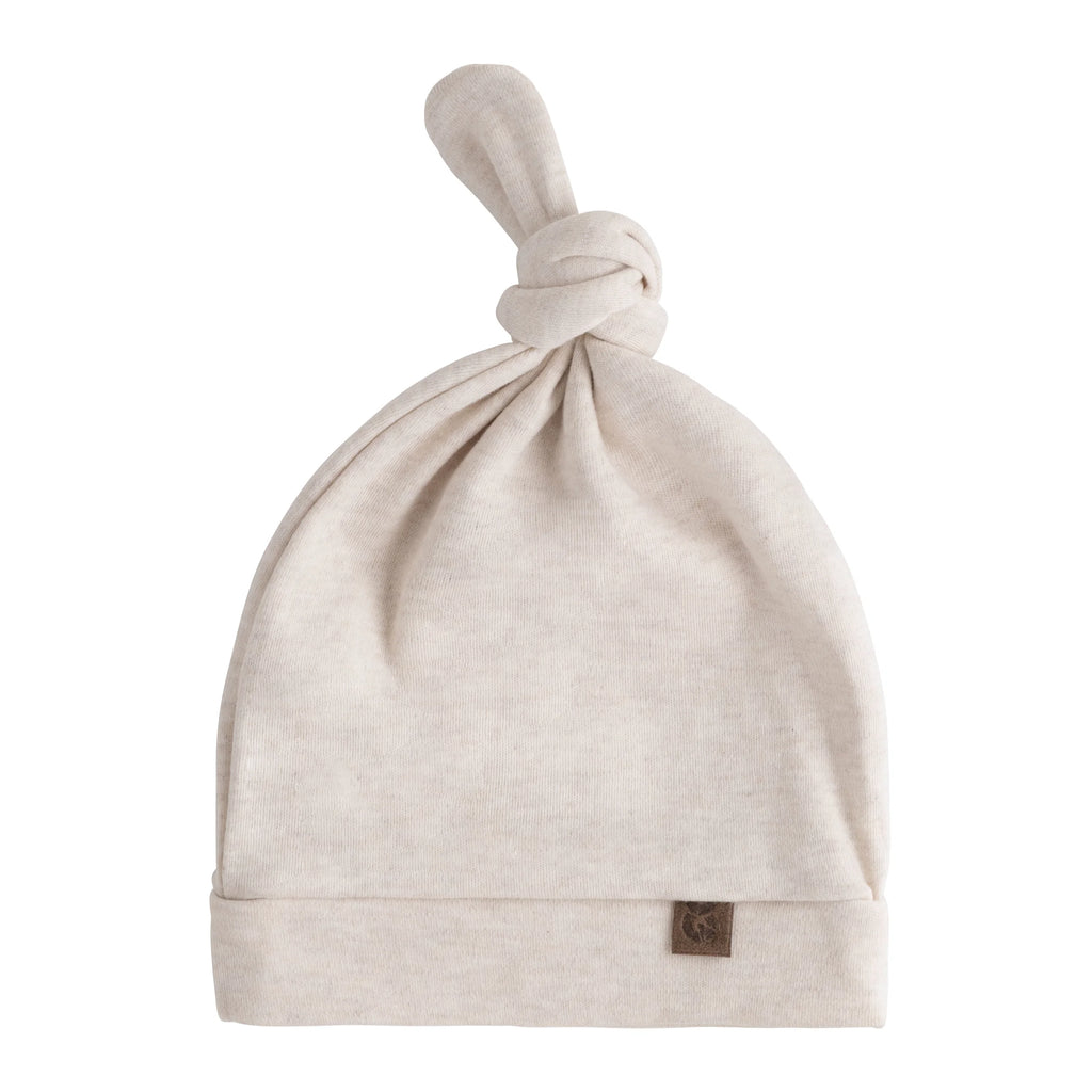 Bonnet nouée Melange warm linen- 0-3 mois