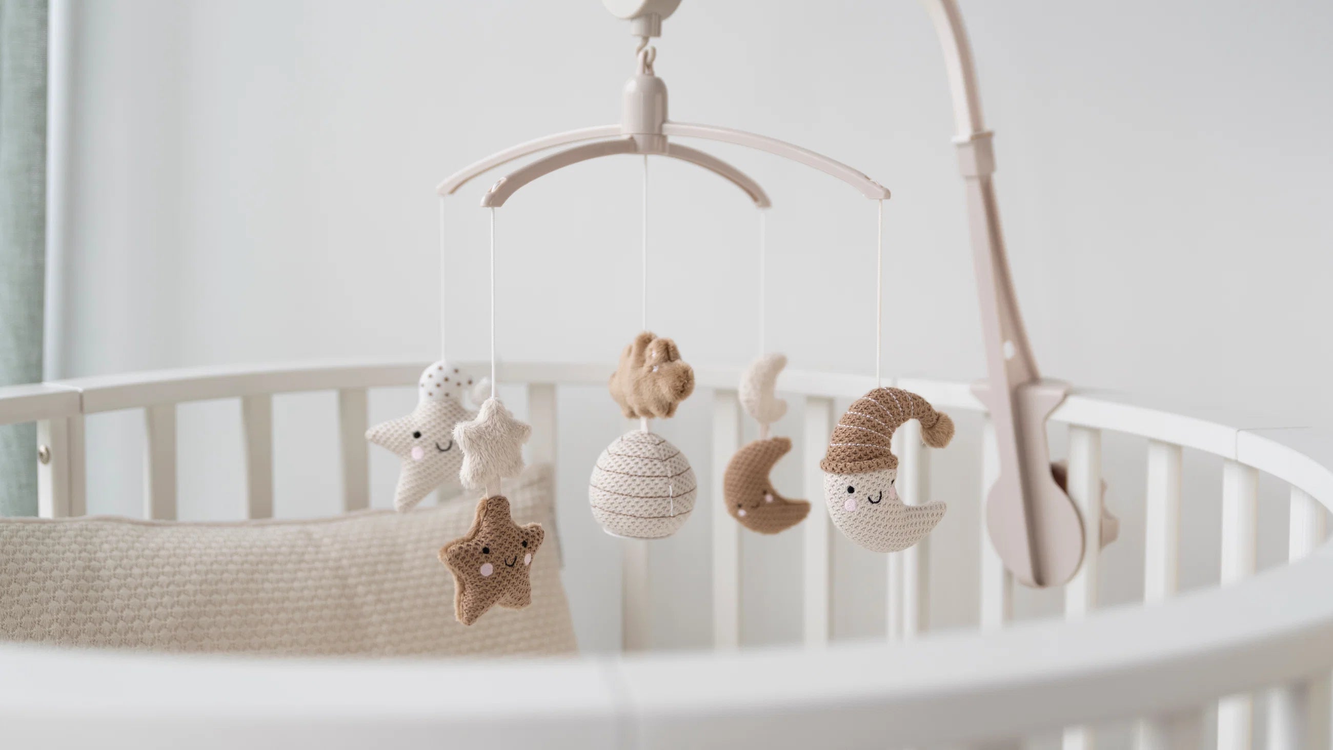 Mobiles bébé musical Heaven clay/warm linen
