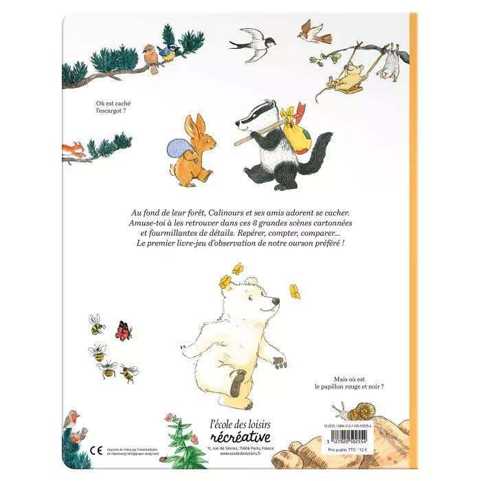 Livre Cherche et trouve Calinours de Alain Broutin et Frédéric Stehr