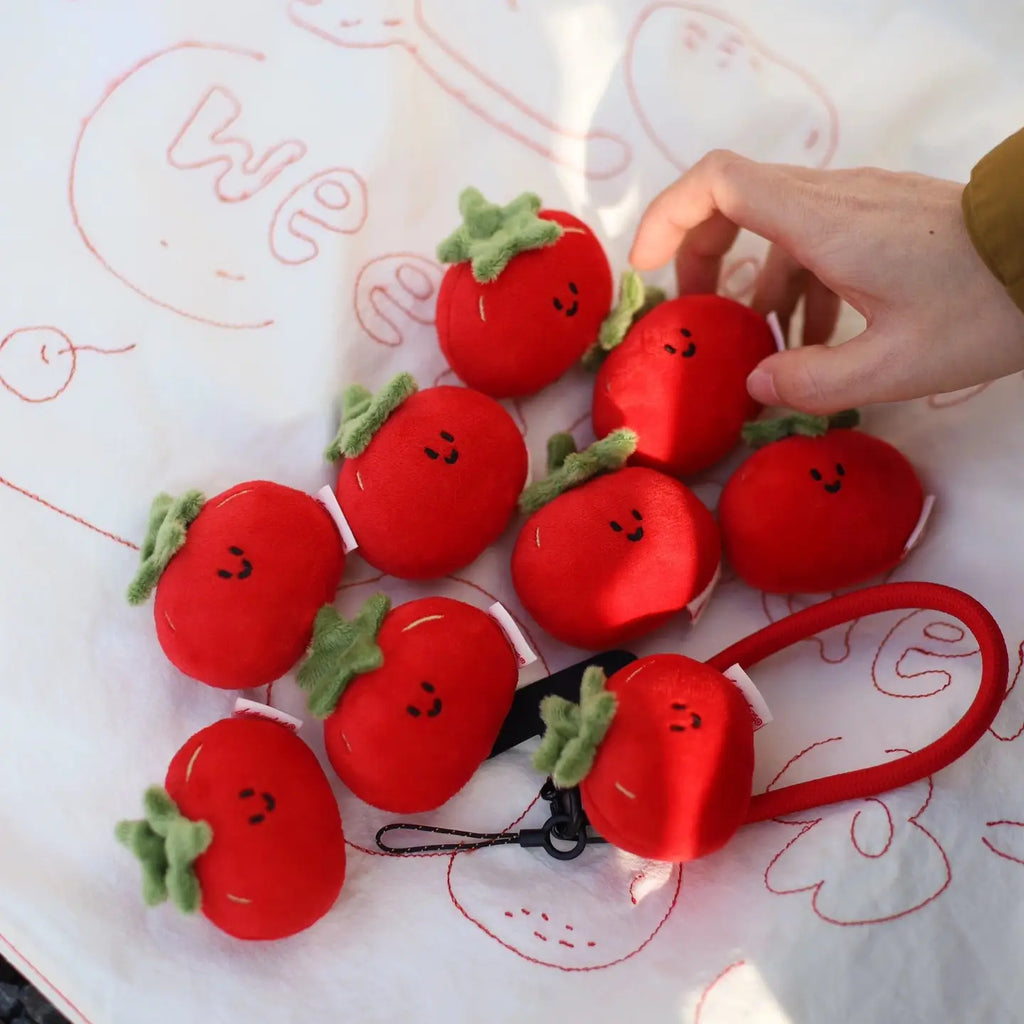 Porte-clés/bijou de sac - Tomate