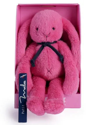 Calin de poche 16cm - Lapin rose bubble gum