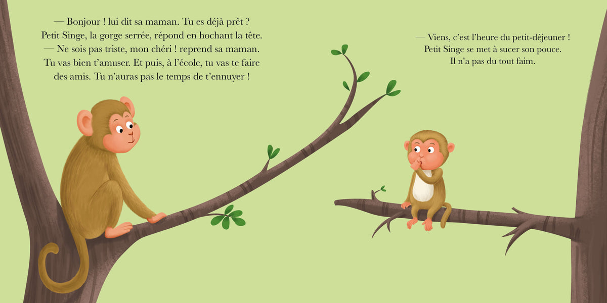 Singe est triste
