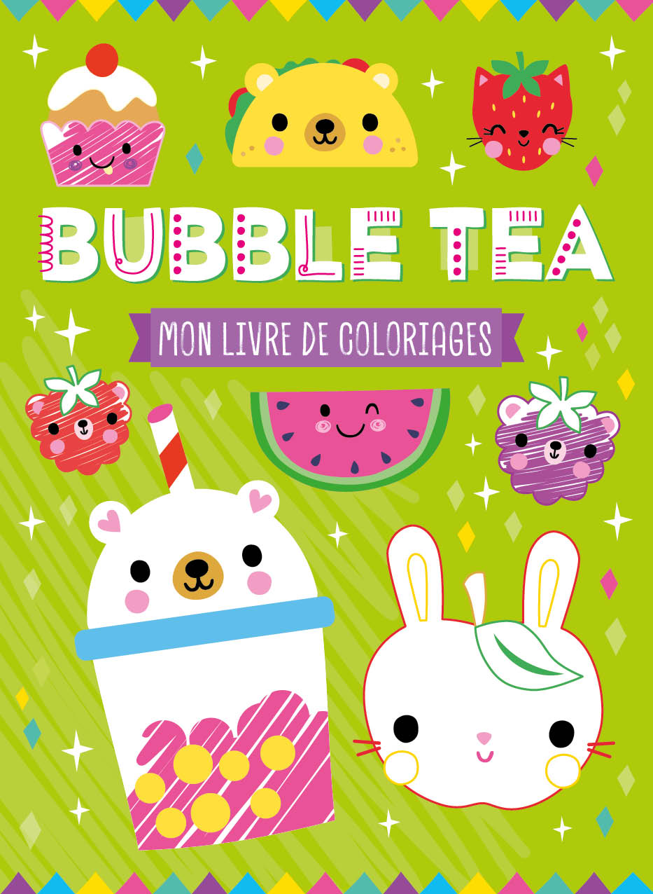 Mon squishy à colorier – Bubble tea