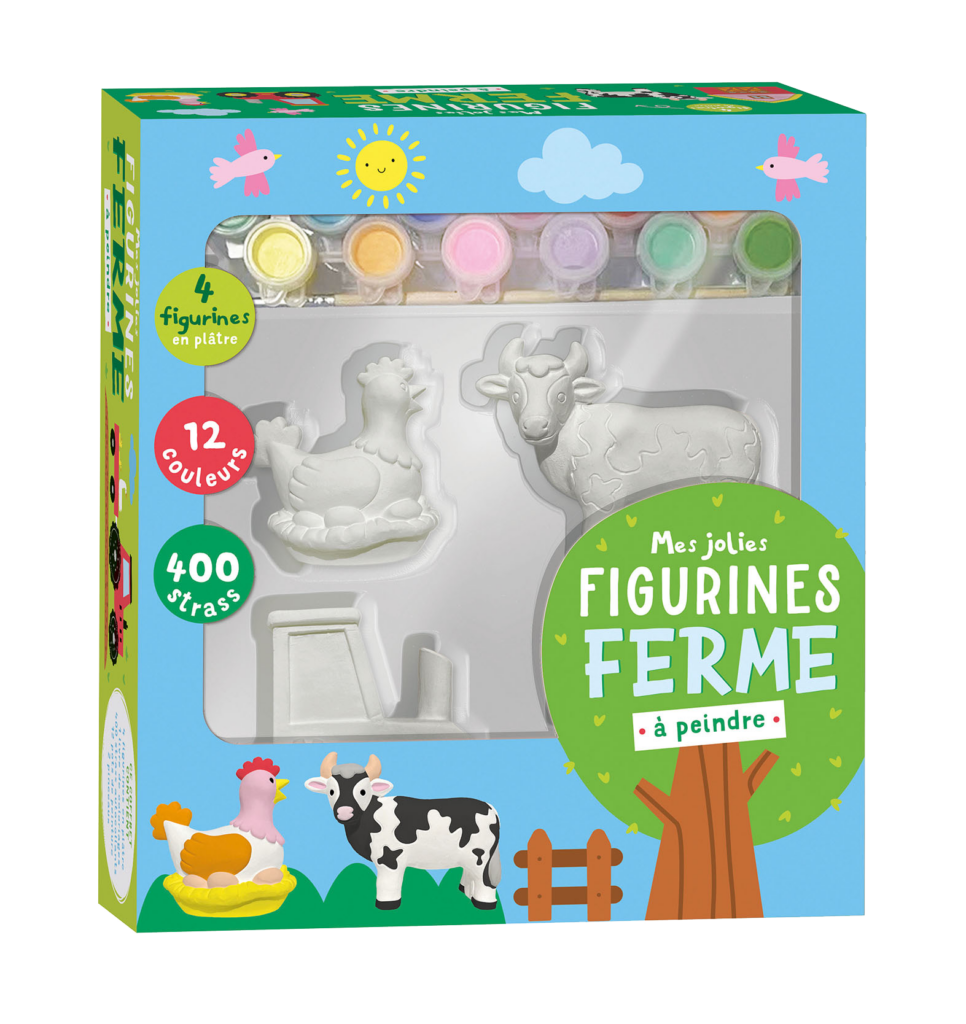 JOLIES FIGURINES FERME PEINDRE