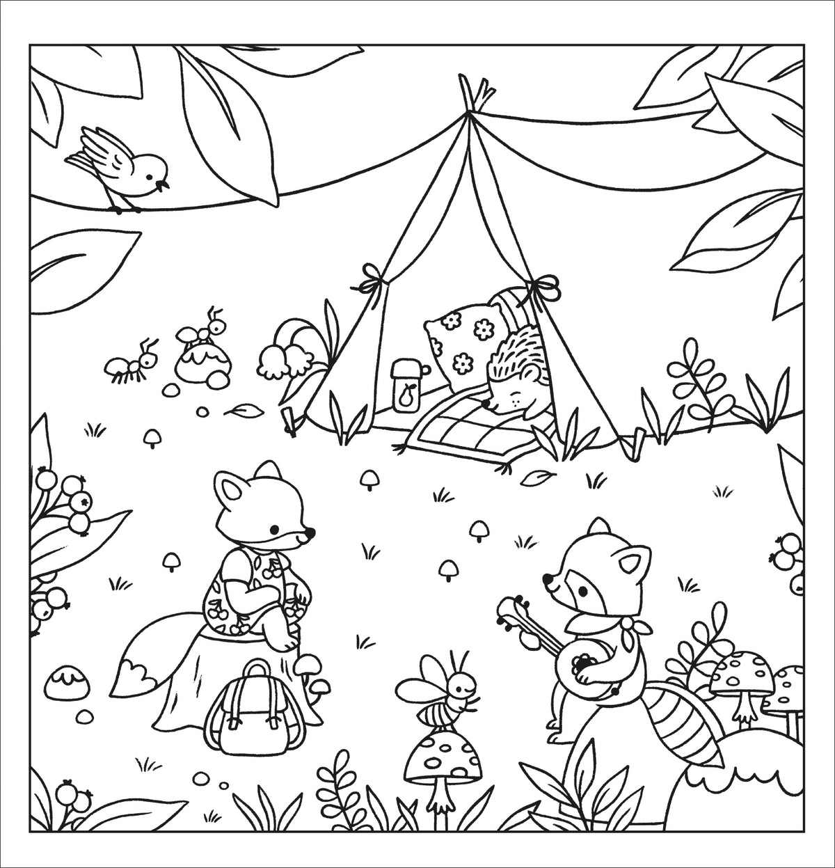 Jolis colos cosy – Petits bonheurs entre amis de la forêt
