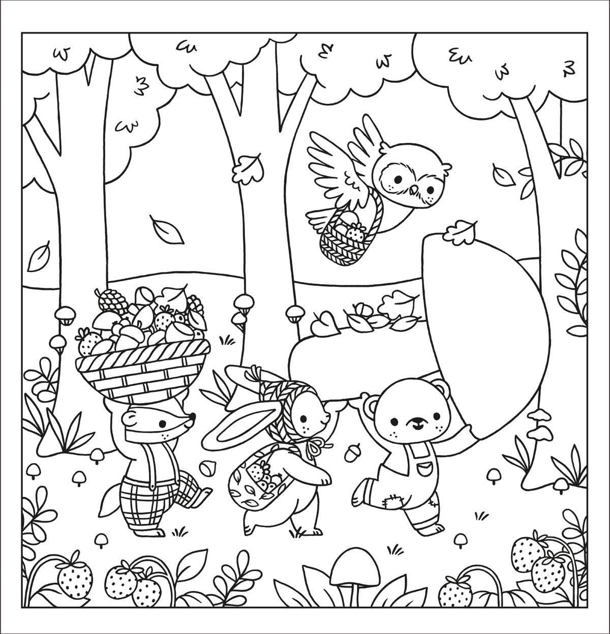 Jolis colos cosy – Petits bonheurs entre amis de la forêt