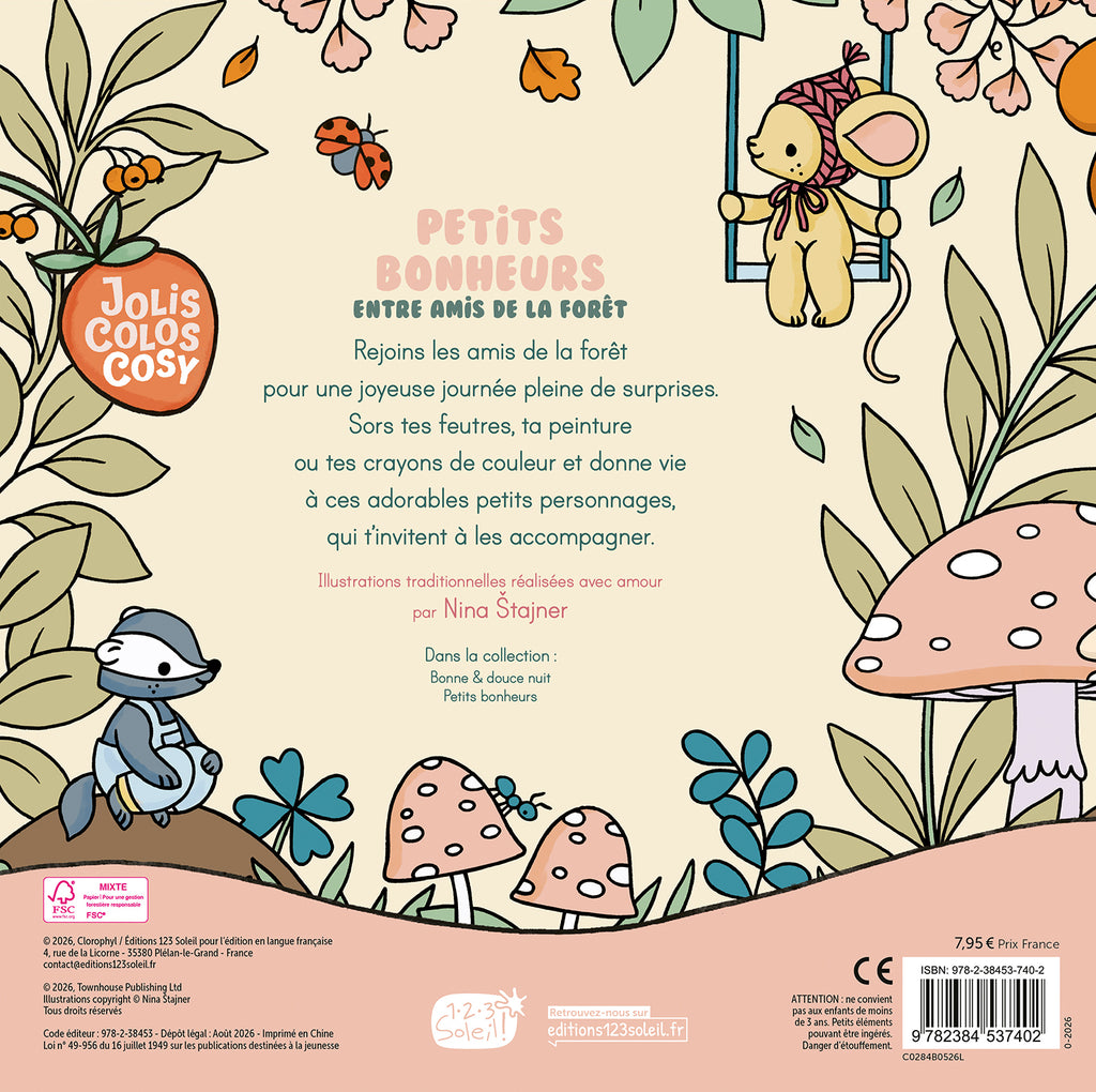Jolis colos cosy – Petits bonheurs entre amis de la forêt