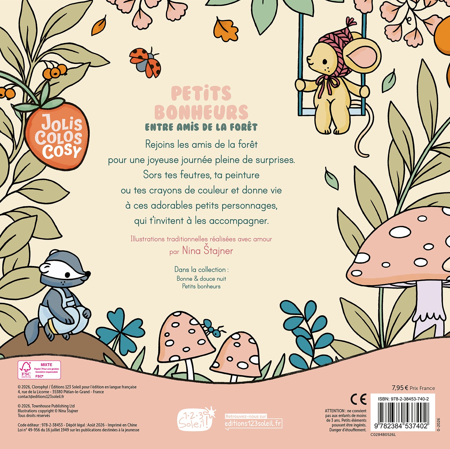 Jolis colos cosy – Petits bonheurs entre amis de la forêt