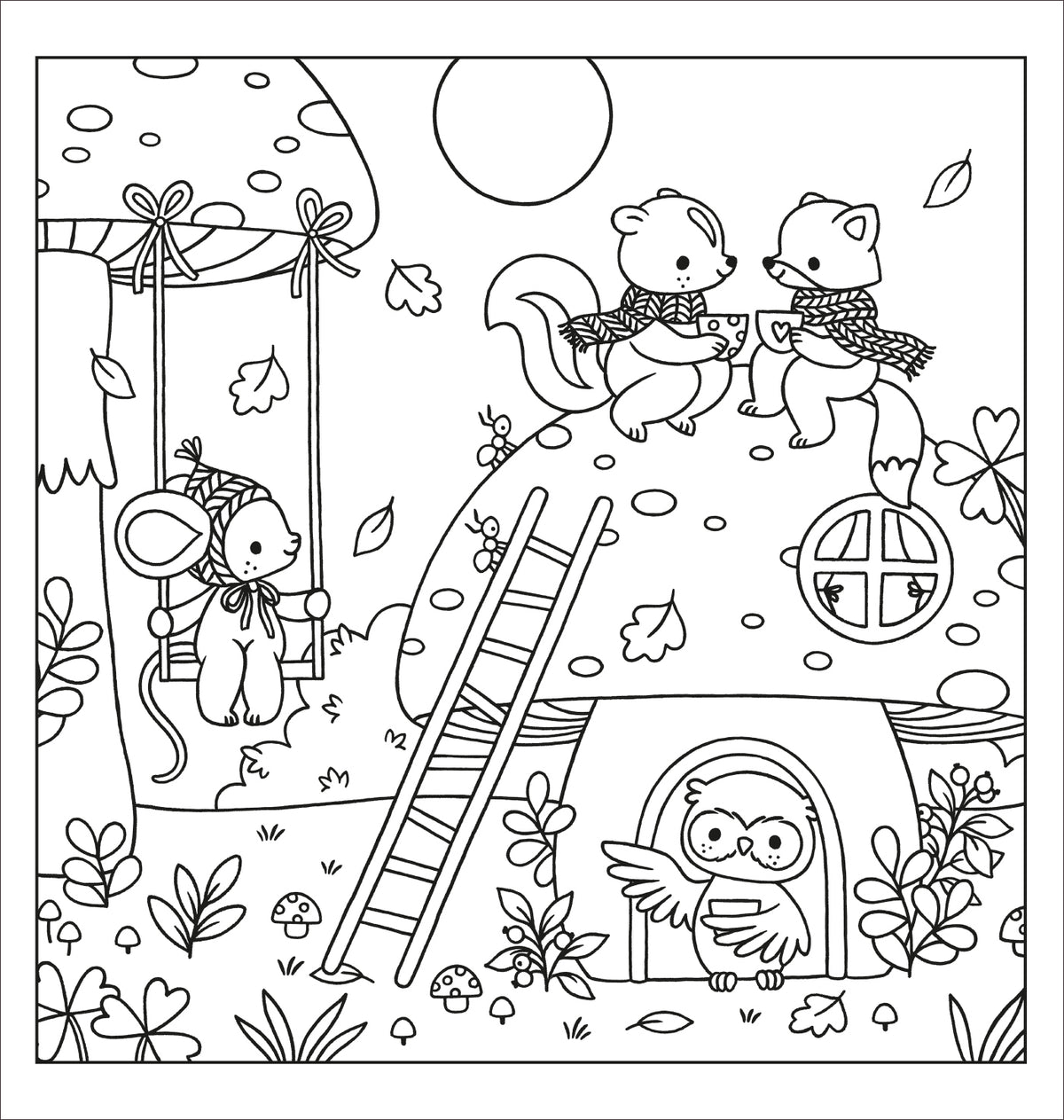 Jolis colos cosy – Bonne & douce nuit les amis de la forêt
