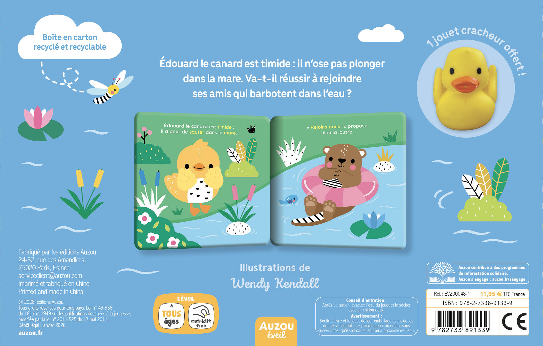 MON PREMIER LIVRE DE BAIN - VALISETTE - ÉDOUARD LE CANARD