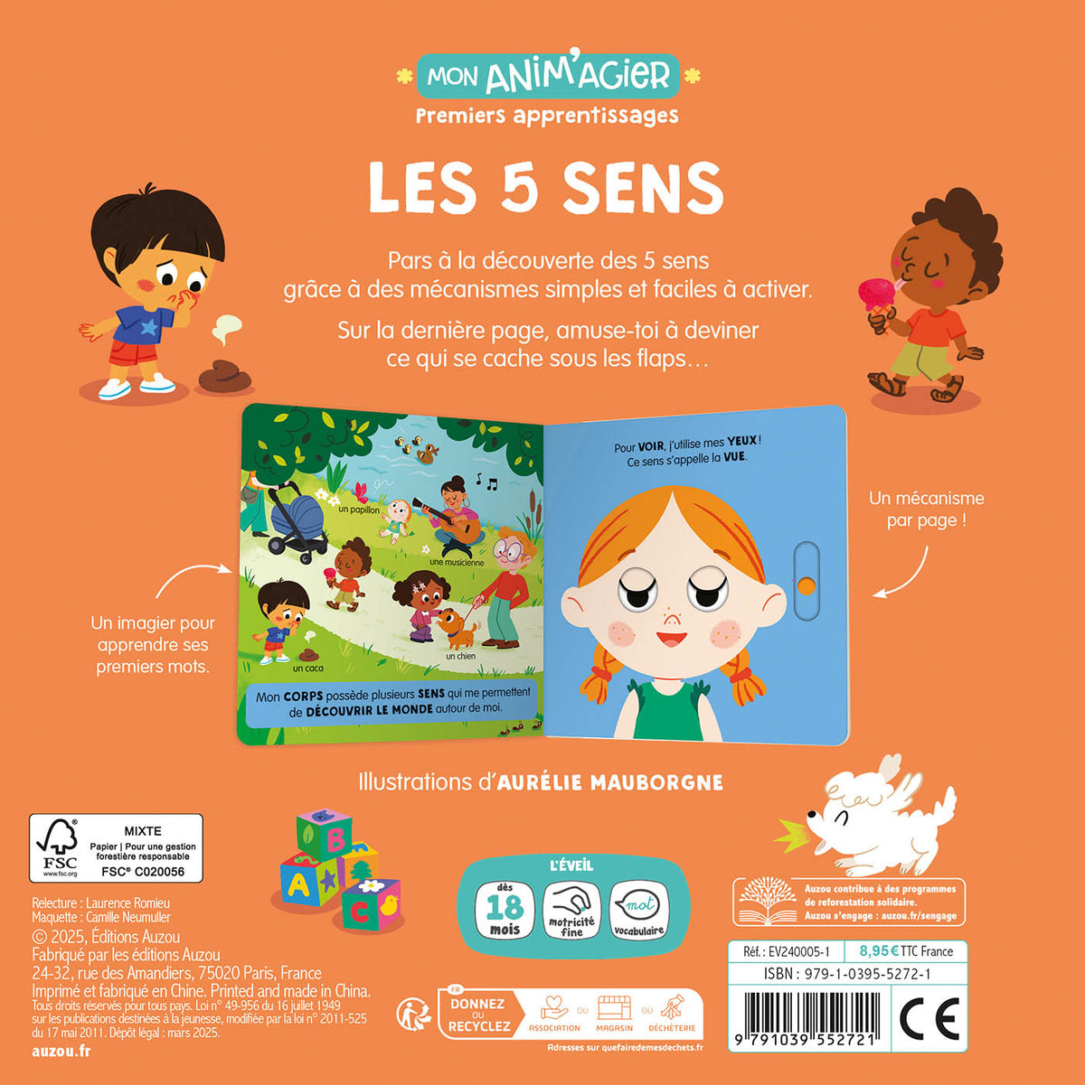 MON ANIM'AGIER - PREMIERS APPRENTISSAGES - LES 5 SENS