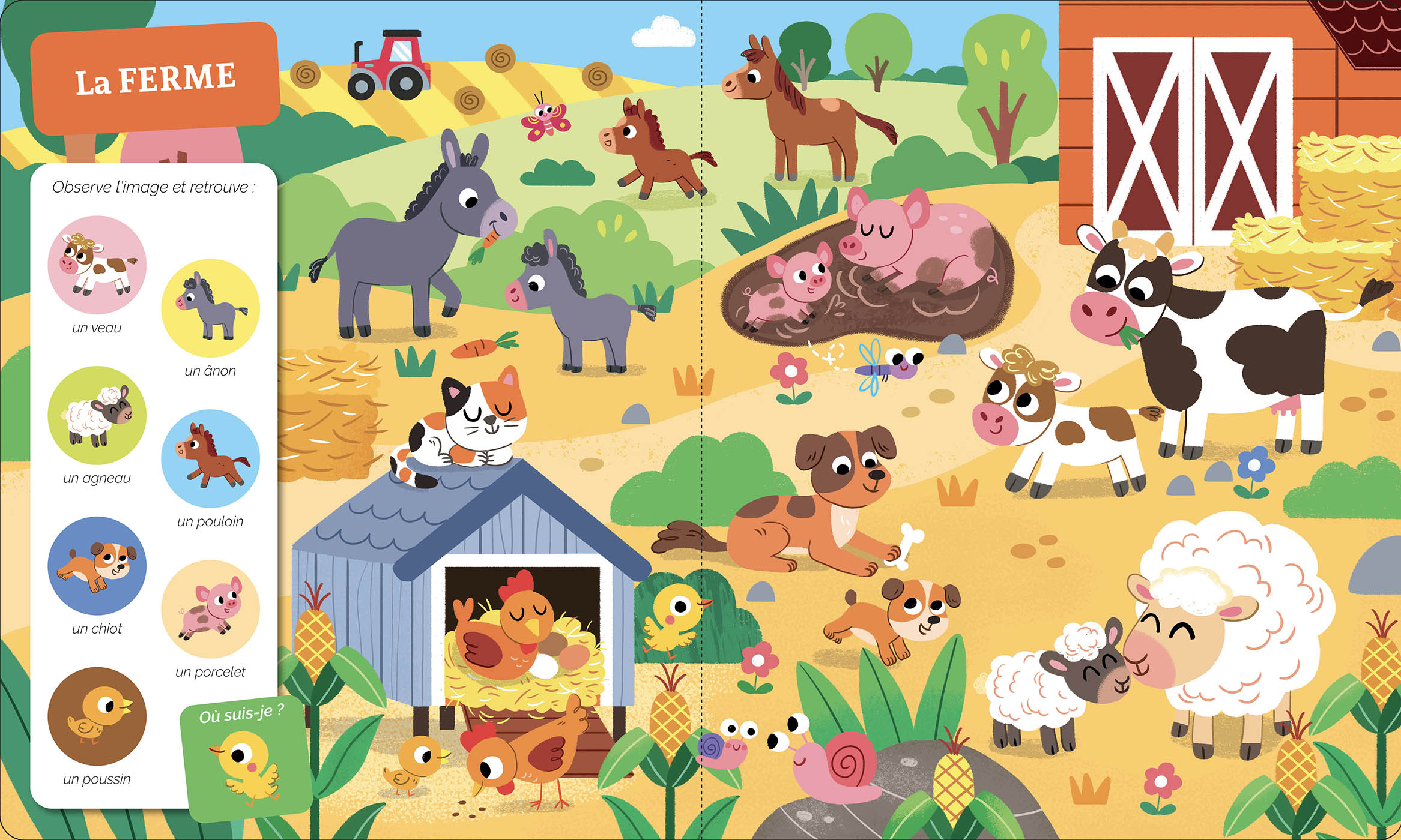 CHERCHE ET TROUVE DES TOUT-PETITS - LES BÉBÉS ANIMAUX