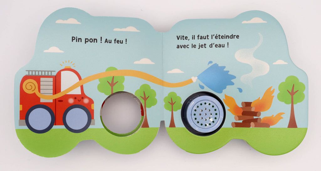 PETITS VÉHICULES SONORES - LÉO LE CAMION DE POMPIERS