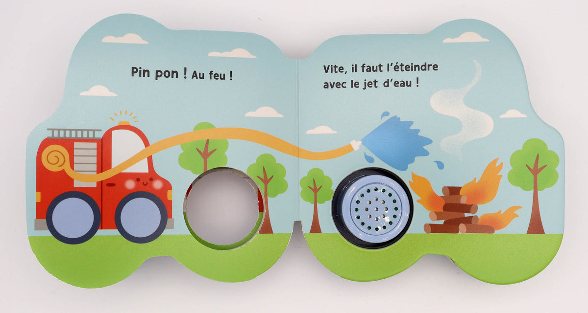 PETITS VÉHICULES SONORES - LÉO LE CAMION DE POMPIERS
