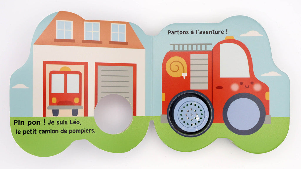 PETITS VÉHICULES SONORES - LÉO LE CAMION DE POMPIERS