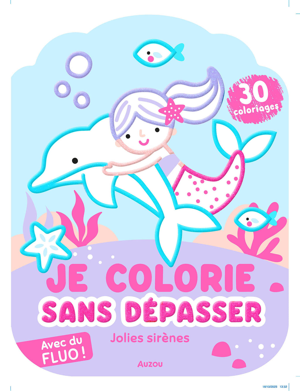 JE COLORIE SANS DÉPASSER - JOLIES SIRÈNES