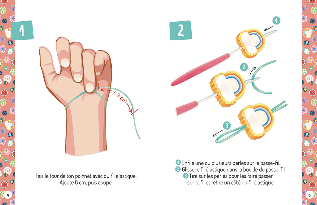 MES JOLIS BIJOUX - MES PREMIERS BRACELETS ARC-EN-CIEL