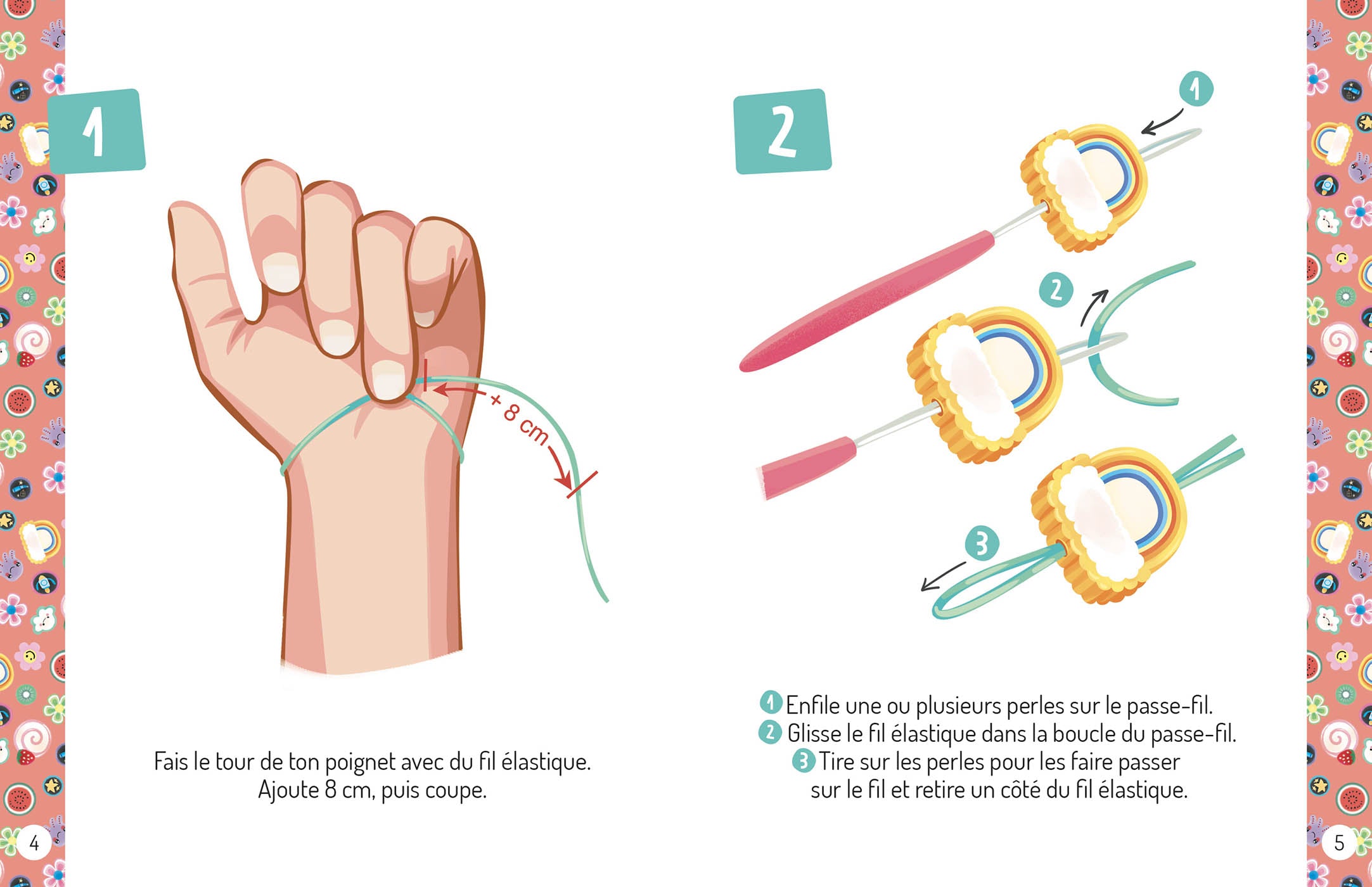 MES JOLIS BIJOUX - MES PREMIERS BRACELETS ARC-EN-CIEL