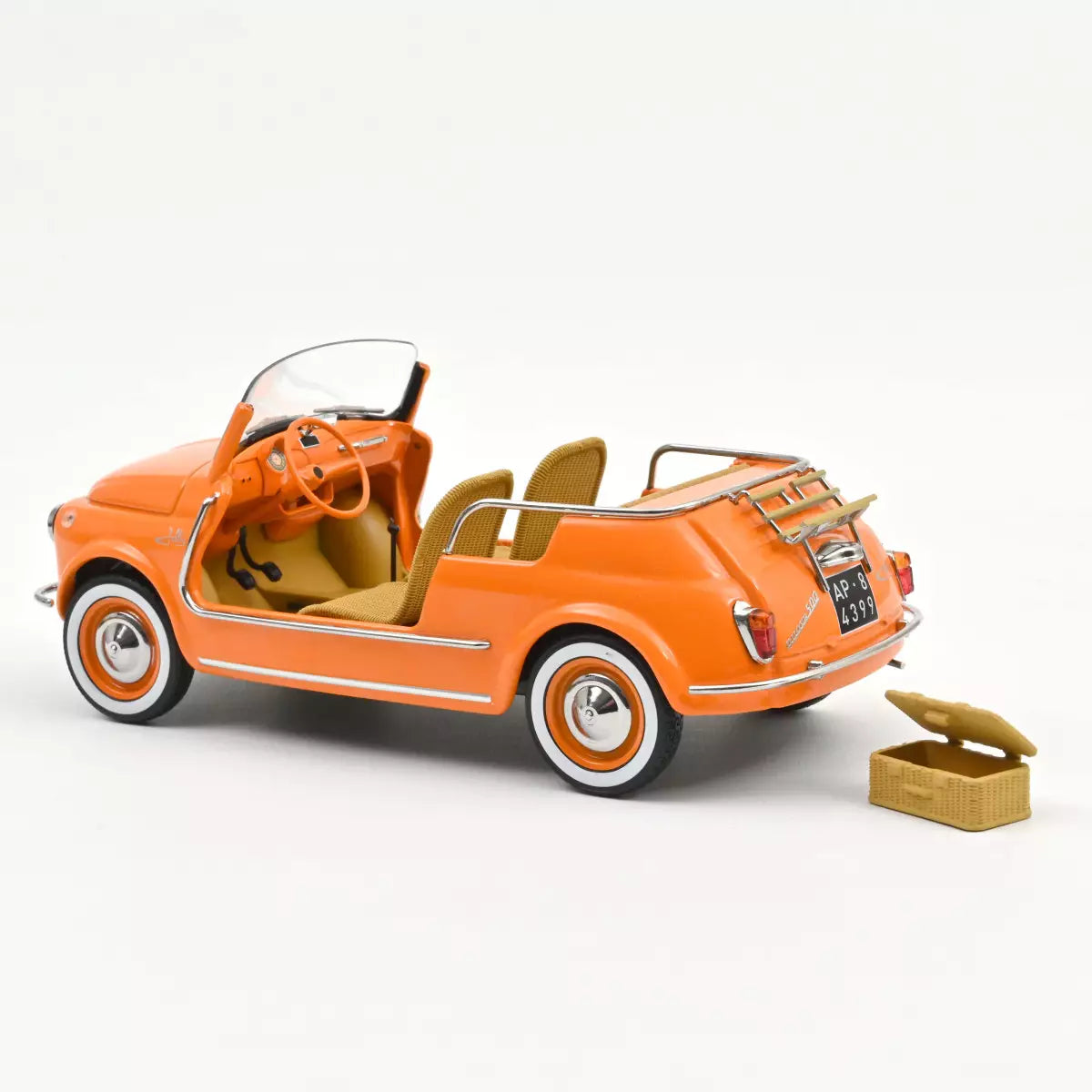 Fiat 500 Jolly 1965 Orange 1/18