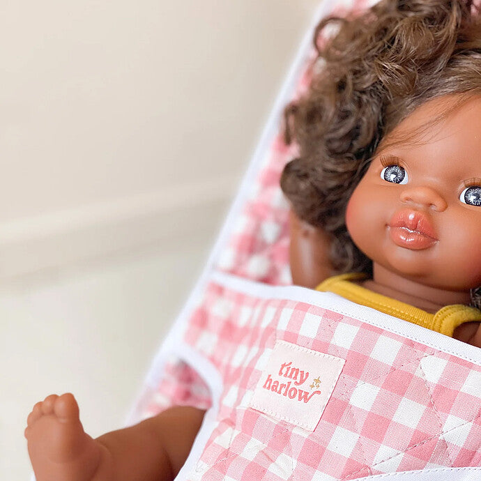 Poussette Vichy Cerise - Tiny Harlow