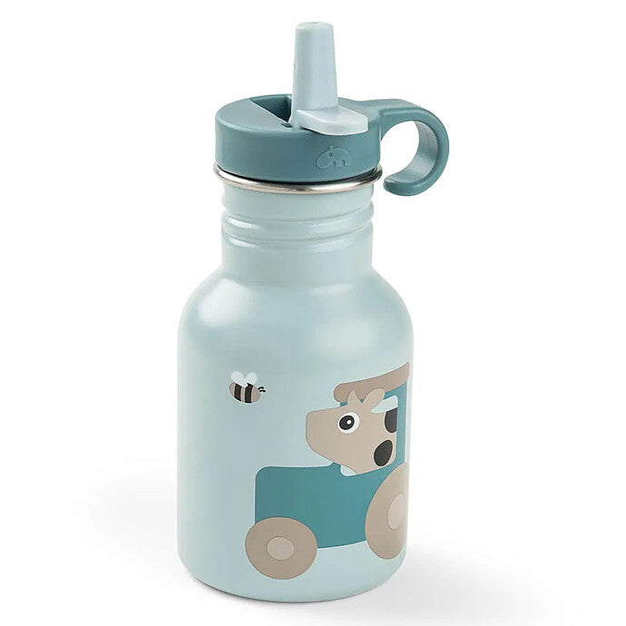 Gourde Inox Tiny farm blue - 350 ml