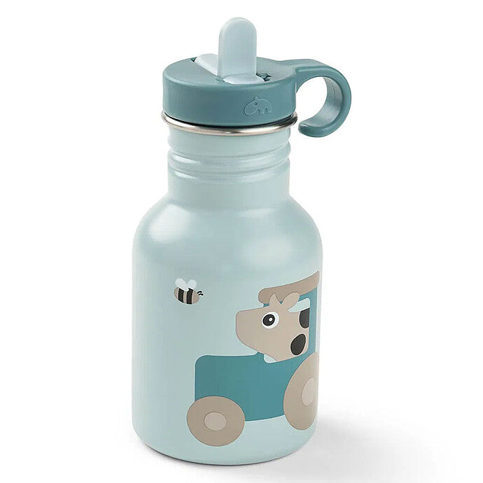 Gourde Inox Tiny farm blue - 350 ml
