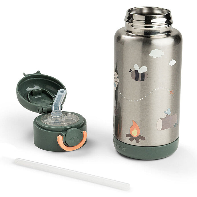 Gourde Isotherme Tiny Trails - Vert - 340 ml - DONE BY DEER